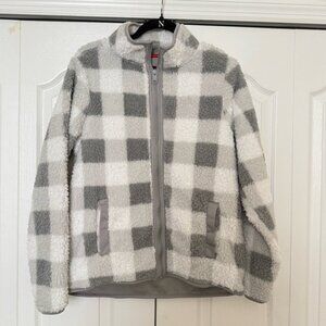 Canada Weathergear Checkered Sherpa Zip Up Jacket